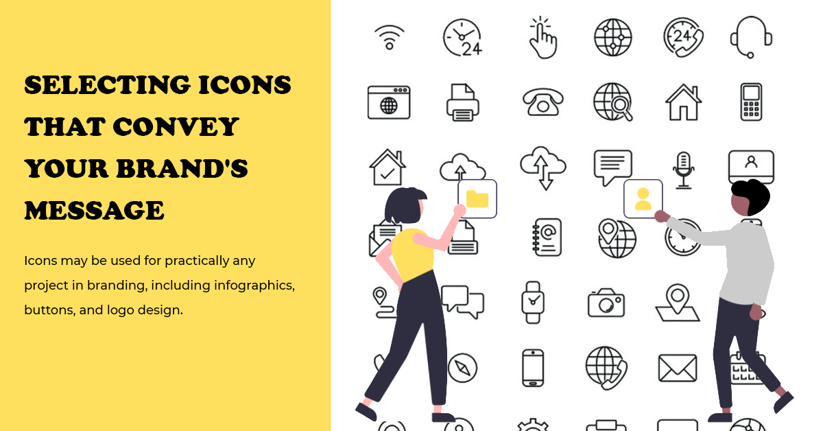 Selecting Icons that convey your brand’s message