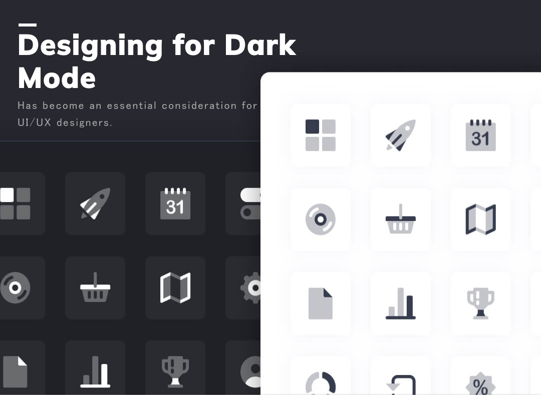 SVG Icons for Dark Mode
